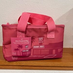 Trader Joe's Pink Mini Insulated Bag